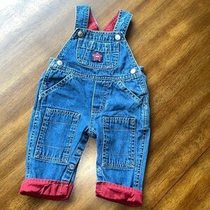 FADED GLORY BOYS SIZE 0-3 MONTHS OVERALLS
